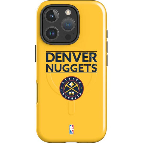 NBA Denver Nuggets Standard - Blue iPhone 16 Pro Magsafe Impact Case
